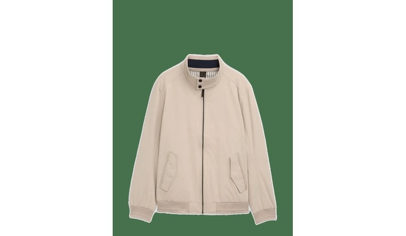 TOM TAILOR Harrington Jacket - CASHEW BEIGE - S – kuva 1/2