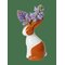 DOIY Vase - Forest - Bunny - GREY - H21.5 cm – kuva 1