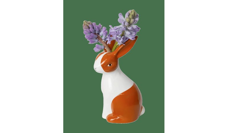DOIY Vase - Forest - Bunny - GREY - H21.5 cm – kuva 1/2