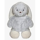 TEDDYKOMPANIET Emma, Kanin, Melerad - GREY - H:90 cm