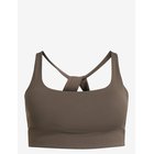RETHINKIT STUDIOS Butter Soft Sports Bra Seinna - DARK BROWN - L