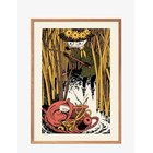 PSTR STUDIO Moomin X Pstr Studio - Little My & Snufkin - NATURAL - 50X70 cm