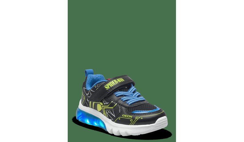 GEOX J Ciberdron Boy C - BLACK/LIME - 29 – kuva 1/2