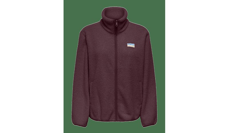 ONLY Onleva Teddy Jacket Cs Otw - WINETASTING - L – kuva 1/2