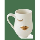 JONATHAN ADLER Gilded Mr. And Mrs. Muse Mug - WHITE/GOLD - 50 CL