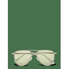 LE SPECS The Duke - SILVER W/ SAGE MONO LENS - One Size