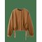 MANGO Lyocell Jacket With Elastics - BROWN - M – kuva 1
