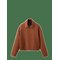 MANGO Linen-Blend Jacket With Pockets - RUST - COPPER - L – kuva 1