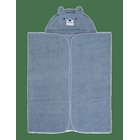 PIPPI Hooded Bath Towel - DUSTY BLUE - 70120 cm
