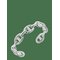 BY JOLIMA Celine Bangle - SILVER - One Size – kuva 1