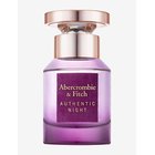 ABERCROMBIE & FITCH Authentic Night Women Edp - CLEAR - 30 ml