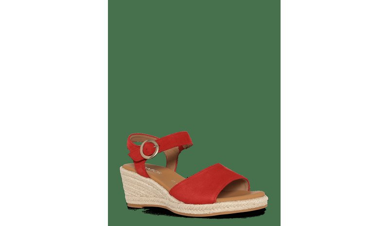 GABOR Wedge Sandal - RED - 40 – kuva 1/2