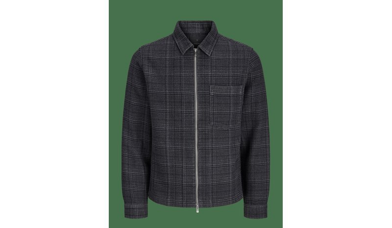 JACK & JONES Jprblacooper L/S Overshirt - BLACK - L – kuva 1/2