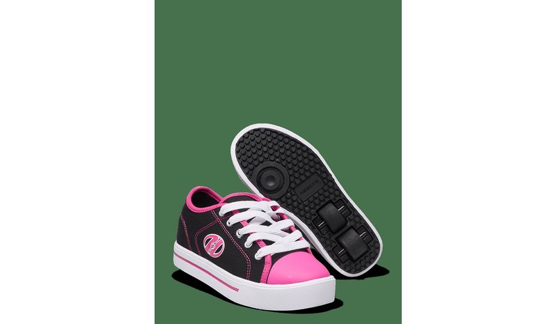HEELYS Classic X2 - BLACK/WHITE/HOT PINK - 30 – kuva 1/2