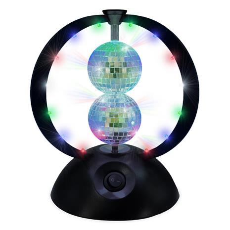 PartyFunLights pyörivä monivärinen LED-diskopallo