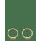 MARIA BLACK Basic Hoop (Pair) - GOLD - 8 MM – kuva 1