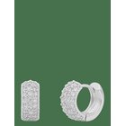 SNÖ OF SWEDEN Copenhagen Wide Ring Ear S/Clear - Onesize - S/CLEAR - One Size