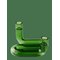 STUDIO ABOUT Wave - GREEN - H10 cm – kuva 1
