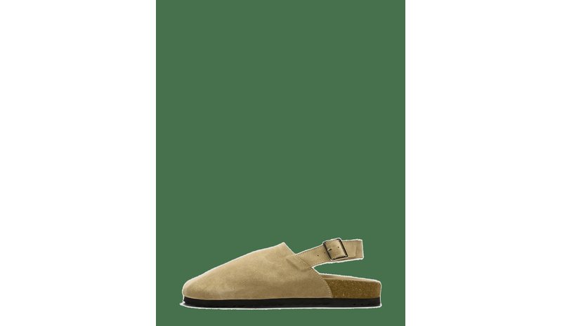 SELECTED Slhbastian Suede Mule - SAND - 42 – kuva 1/2