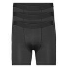 BREAD & BOXERS 3-Pack Boxer Brief Extra Long - BLACK - XXL
