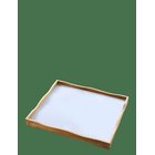 AIDA Raw Teak - Bakke Vendbar 45X38X4,5 Cm. Tykkelse 0,9 Cm - TEAK - One Size