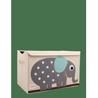 3 SPROUTS Storage Basket With Lid - GRAY - ELEPHANT - One Size
