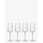 LUIGI BORMIOLI Champagne Glass Optica 4 Pcs - TRANSPAREN - 21 CL