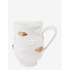 JONATHAN ADLER Gilded Gala Mug - WHITE AND GOLD - One Size