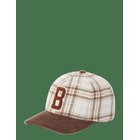 BRIXTON Big B Mp Adj - WHITECAP PLAID/BROWN CORDUROY - One Size