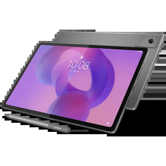 Lenovo Idea Tab Plus 12.1 8GB 128GB 5G - Luna Grey + Pen MediaTek Dimensity 6400 Processor 2.50 GHz , Android 15 or Later, 128 GB UFS 2.2
