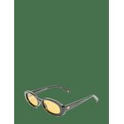 LE SPECS Outta Love - BLACK W/ MUSTARD MONO LENS - One Size