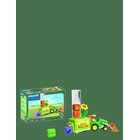PLAYMOBIL Junior Tractor With Load And Drop Planter - MULTICOLORED - One Size