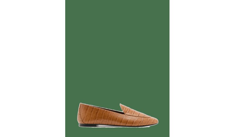 MANGO Leather Loafers - DARK BROWN - 38 – kuva 1/2