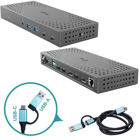 i-tec CATRIPLE4KDOCKPD2 USB-C Triple 4K Docking Station 100W – kuva 7/7
