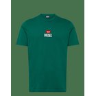 DIESEL T-Just -Small-New D Logo Maglietta - ALPINE GREEN - S
