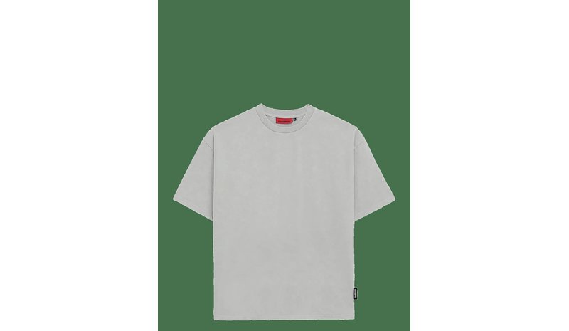 PROHIBITED Oversized Tee - LIGHT GREY - L – kuva 1/2