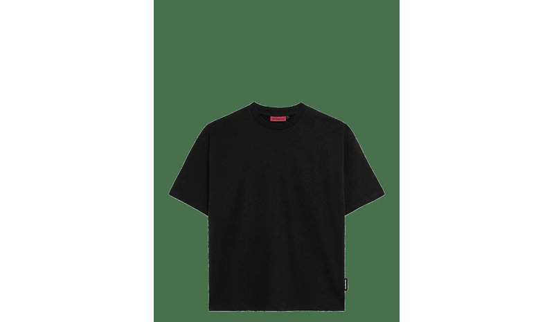PROHIBITED Oversized Tee - BLACK - L – kuva 1/2