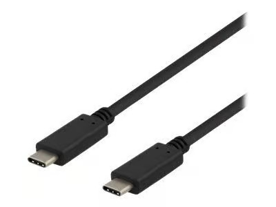 Deltaco USBC-1401 Superspeed USB-C - USB-C, kaapeli 0,5m