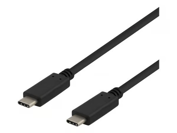 Deltaco USBC-1401 Superspeed USB-C - USB-C, kaapeli 0,5m