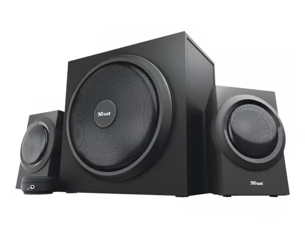 Trust Yuri kaiutinsetti 60 W Universaali Musta 2.1 kanavaa 1-suuntainen 15 W 23696