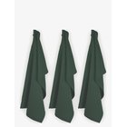 THE ORGANIC COMPANY Kitchen Towel (3 Pack) - 400 DARK GREEN - 53X 86 cm