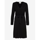 SECOND FEMALE Missa Drape Dress - BLACK - XS