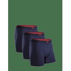 DANISH ENDURANCE Bamboo Trunks (Men) 3-Pack - NAVY BLUE - 3XL
