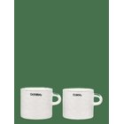 ANNA + NINA Weekend Tea Mug Set Of 2 - WHITE - ONZE SIZE
