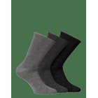 ALPACASOCKS&CO Merino Lifestyle 3-Pack - NERO/FERRO/ARGENTO - 45-48