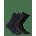 ALPACASOCKS&CO Merino Lifestyle 3-Pack - NERO/ABISSO/FERRO - 39-42