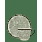 RÖRSTRAND Ostindia Floris Mugg 40+Tallrik 20 Green 2Pc - GREEN - 40CL/20 cm