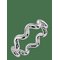 EDBLAD Spiral Ring Silver L - SILVER - M – kuva 1