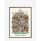 MARTIN SCHWARTZ Barcelona Standard Poster - MULTI COLOR - 50X70 cm