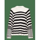 SECOND FEMALE Matea Knit O-Neck - BLACK - S